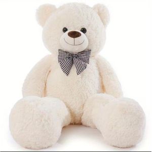 Clo Big Teddy Bear 121.92cm Enormous White Soft Stuffed Animals Cute Plush Toy for Girlfriend Women Kids for Valentine'S Christmas Birthday