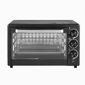 25L Electric Oven – Countertop Bake & Roast – 1000W – Non-Stick Food-Grade Aluminum Interior – Easy Clean – Removable Crumb Tray – Includes Baking Rack – Temperature Adjustable – For Home, Dorm, Apartment 