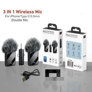 Wireless Lavalier Microphone – 3-in-1 Universal Receiver