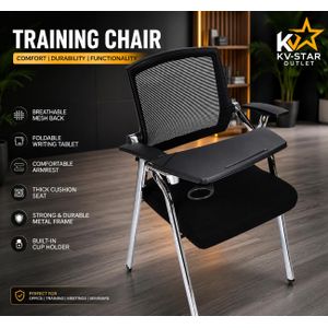 Premium Seminar Chair with Tablet Arm