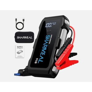 Sharmeal Powerfull Car Jump Starter - 6000A - All Petrol Vehicles and Up to 10.0L AGO engines