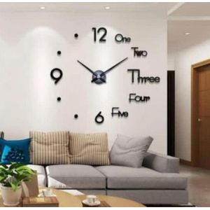 3D Wall Clock 120cm (4ft by 4ft) 47inch Biggest size