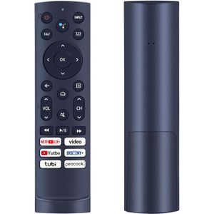Hisense Smart TV Replacement Remote For Google 4K QLED UHD Mini-LED ULED Laser TriChroma Laser TVs (With Voice)