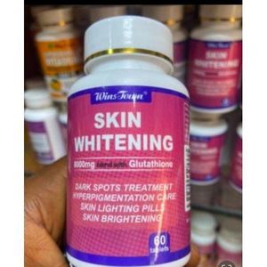 Winstown 1000mg Skin Brightening Pills with Glutathione – Dark Spots & Hyperpigmentation Treatment (60 Capsules)