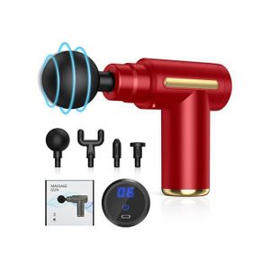 Massage King Most Sturdy And Durable Handheld Fascia Massage Gun Muscle Relaxation With 4 Heads