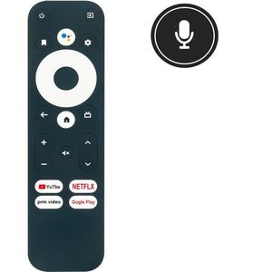 MECOOL Smart Android TV Box KM2, KM2+, KM2 Plus, KM7 Plus, KD3, KD5,KP1,11.0 TV Box Replacement Remote (With Voice Control)