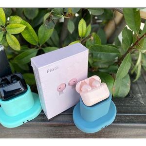 PRO 5s Wireless Fingerprint Earbuds - Noise Cancellations Earphone,  EarPods - PINK