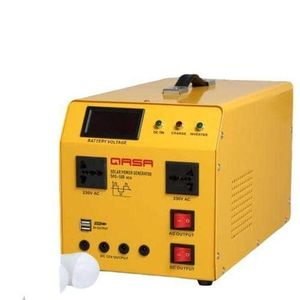 Qasa SPG-500 Eco Solar Power Generator designed for portable energy needs - 300 watts only - ( very small and portable and cannot carry much -- just few bulbs and small things - read well ,we won't accept return ).