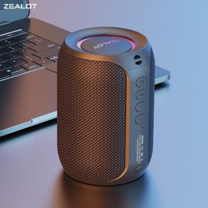 Zealot S32 Pro Speaker Wireless Outdoor Speaker with Loud 15W Stereo Sound, Dual Wireless Pairing, USB/TF/AUX, for Home, Party,