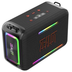 Zealot S95 120W RGB Portable Blue Tooth Wireless Speakers Massive Bass Party Boombox IPX6 Waterproof Large Loud Outdoor Speaker