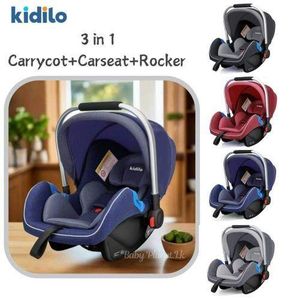 Kidilo G308 3IN1 Function Baby Carry Cot/ Car seat/ Rocker=blue
