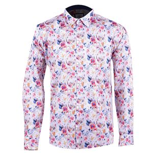 Levi Gardin Men’s Long Sleeve Patterned Shirt