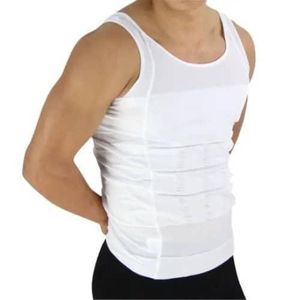 Men Slimming Body Shaper Compression Vest Undershirt - XXXL Size