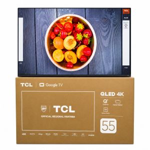 TCL  55-Inch QLED 4K Smart TV (Google TV, HDR, Game Master, Dolby Audio) – 55” Ultra HD Television