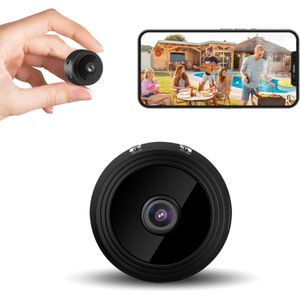 A9 Mini Camera, 1080P HD IP Camera with Magnetic Back Cover, Home Security Mini Camcorder Micro Video Surveillance Camera (Black)