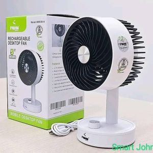 Iwin Rechargeable  Main Desktop 5 inches Fan-(8038-A)W