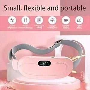 Girls Rechargeable Usb Period Cramps Pains Relief Belt Massager