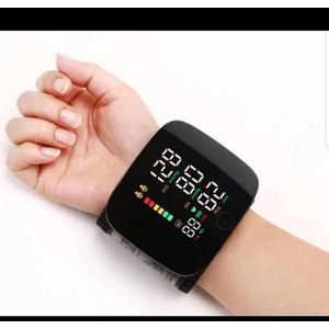 Accurate Dual Users Digital Wrist Blood Pressure Monitor Rechargeable Sphygmomanometer Heart Rate Pulse Meter Health Care - Voice Broadcast Wrist BP Monitor - BLOOD PRESSURE MACHINE