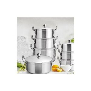 High Grade Cookware- 7 Pieces Aluminum Pot Set