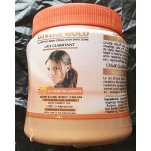 Organica Divine Gold clarifying body cream with snail slime 300ml