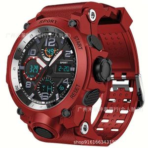 Rugged Sports Digital-Analog Watch – Waterproof, Shockproof & Multi-Function