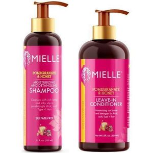 Mielle Organics Pomegranate & Honey Shampoo and Leave In Conditioner Set... 