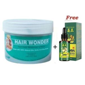 El-glittas HAIR WONDER Cream + FREE 7 Days Ginger Germinal Oil : The Ultimate Daily Solution For Moisturized, Healthy & Growing Hair!