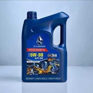 A.I lubricant long life petrol efficient fully synthetic engine oil 5W-30 5L