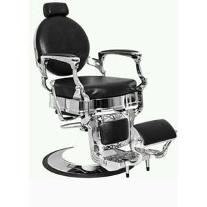 Professional quality salon master adjusting rotating barber chair working station salon 