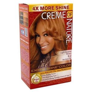 Creme Of Nature Exotic Shine Hair Color Dye 92 Light Caramel Brown  Jumia  Nigeria