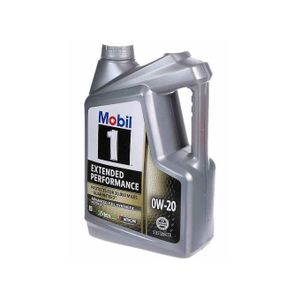 Mobil 1 0W-20 Full Synthetic Extended Performance Motor Oil 5 Liters