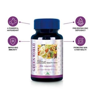 Green World Zinc Tablet For(Adult)