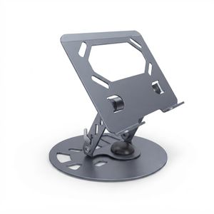 Premium Adjustable Heavy Duty Steel Laptop Stand, Foldable Ergonomic Laptop Riser with Cooling Design Multi Angle Height Adjustable Holder for MacBook, Dell, Lenovo, ASUS 11–17 Inch