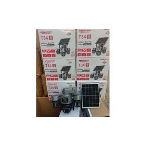 T34 V380 4G Triple Lens PTZ Solar Camera all rotating