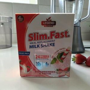Legend  Slim fast meal replacement milk shake Strawberry And Cream