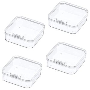 915 Generation Small Clear Plastic Beads Storage Containers Box with