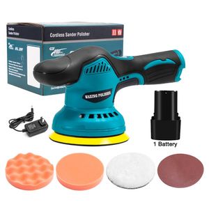 Cordless Eccentric Car Polisher 8 Gears of Speeds Adjustable