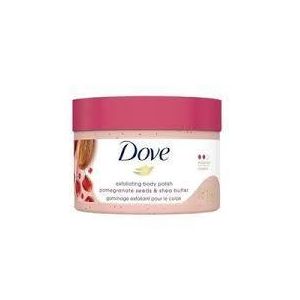 Dove  crushed macadamia & rice milk exfoliating body scrub