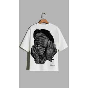 Emotion Art Graphic Oversized T-Shirt