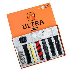 Premium Ultra Series Smartwatch Combo (7-in-1 Straps) - Bluetooth Calling & Fitness Tracker
