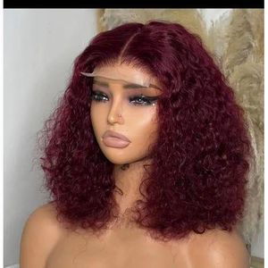 Super soft quality jerry Curl Wig With 4x4 Closure- 14"
