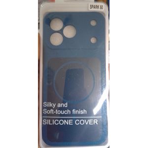 Tecno Spark 50 silicone Blue Protective Case 