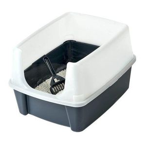 Iris Ohyama Cat Litter Box With Removable Lid
