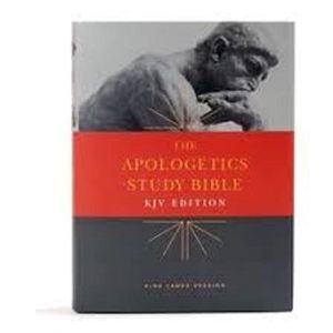 Holy Bible KJV Apologetics Study Bible, Black/Red Leathertouch
