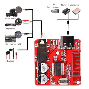 DIY Wireless Bluetooth Audio Receiver Board BT5.1 MP3 WAV Decoding Board Speaker Amplifier Moudle For A2DP/AVCTP/AVDTP AVRCP/HFP