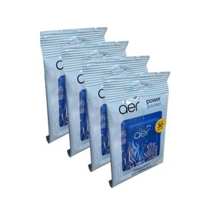 Sea Breeze Multipurpose Power Pocket Air Freshener - 4Pcs
