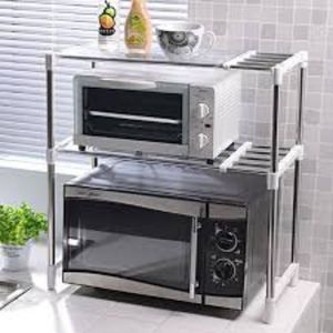 Adjustable Microwave Oven Shelf Rack And Stand