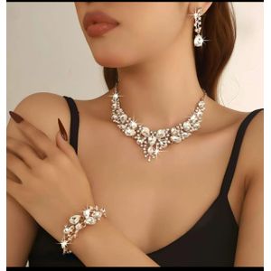 Arabian Delights Luxury And More All Stone Italian Silver 4 In 1 Jewelry Set