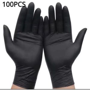 Multi-Purpose Disposable Black Vinyl Glove (100pcs)