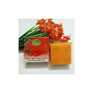 Jam Carrot Gluta Collagen soap 1pc